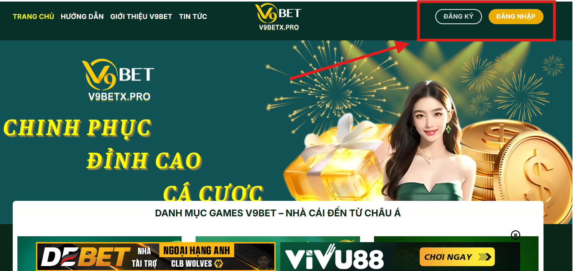 Trang chủ 41 Chơi Cá Cược tại V9BET